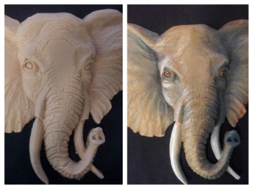elephant collage