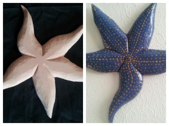 starfish collage